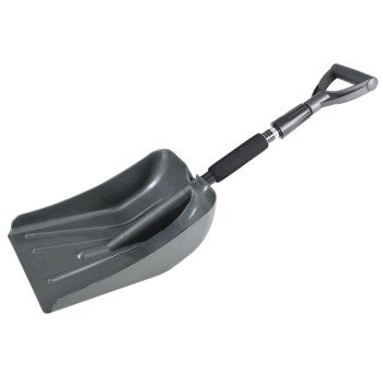 SubZero 17211 Extendable Snow Shovel, 8-1/2 in W Blade, 13-3/4 in L Blade, Plastic Blade, Plastic Handle, 37 in OAL