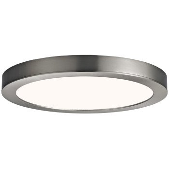 Canarm LED-SM11DL-BN-C Disk Light, 120 V, 22 W, LED Lamp, 1540, 3000 K Color Temp, Brushed Nickel Fixture