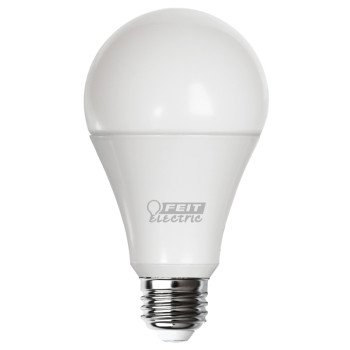 Feit Electric OM150DM/830/LED LED Bulb, General Purpose, A21 Lamp, 150 W Equivalent, E26 Lamp Base, Dimmable, White