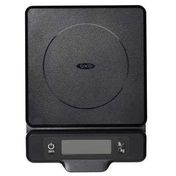 Good Grips 11238300 Food Scale with Pull Out Display, 5 lb Capacity, Backlight, Digital Display, g, oz