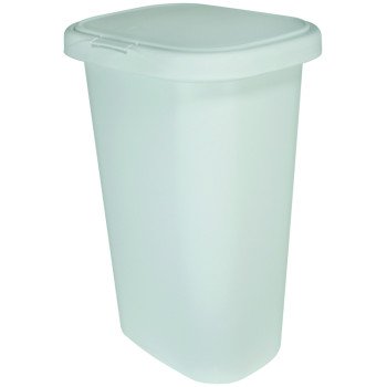 Rubbermaid 5L58 FG5L5806WHT Waste Can, 52 qt Capacity, Plastic, White, 25-1/2 in H