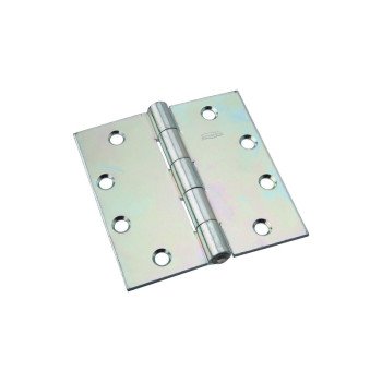 National Hardware N140-798 Door Hinge, Steel, Zinc, Wall Mounting, 90 lb