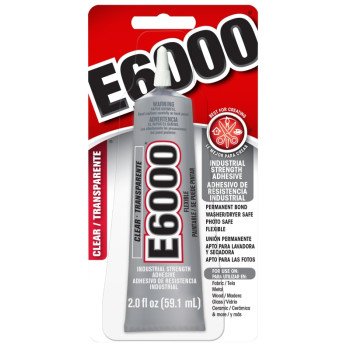 E6000 237032 Craft Adhesive, Clear, 2 oz, Tube