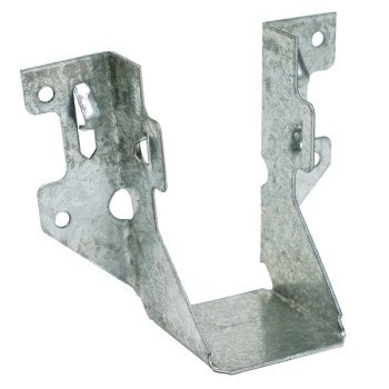 Simpson Strong-Tie LUS Series LUS24 Joist Hanger, 3-1/8 in H, 1-3/4 in D, 1-9/16 in W, 2 x 4 in, Steel, Galvanized, Face