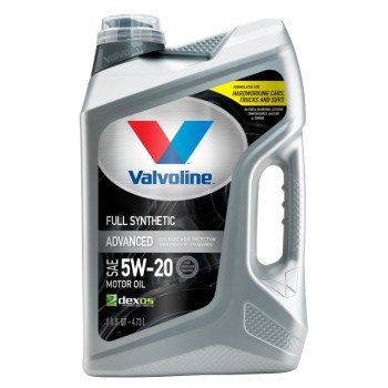 Valvoline 881147 Advanced Full Synthetic Motor Oil, 5W-20, 5 qt, Jug