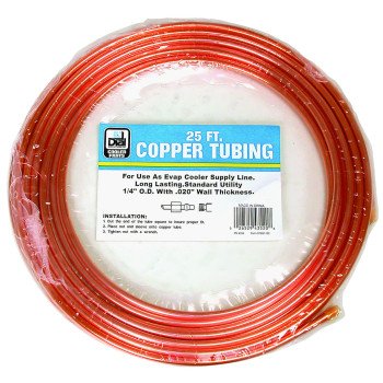 Dial 4352 Cooler Tubing, Copper, For: Evaporative Cooler Purge Systems