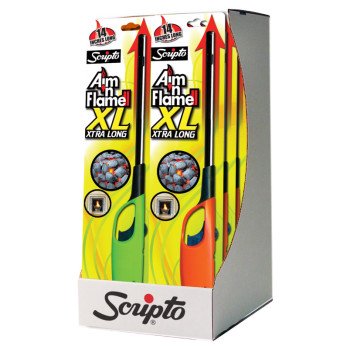 Scripto Aim 'n Flame MAX XL BGM19XL-1/12CD Utility Lighter