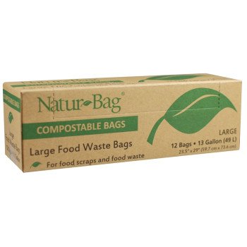 Natur-Tec NT1075-RTL-00007 Trash Bag, 13 gal