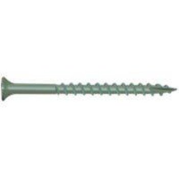 Camo 0341070 Deck Screw, #7 Thread, 1-1/4 in L, Bugle Head, Star Drive, Type 17 Slash Point, Carbon Steel, 100/PK