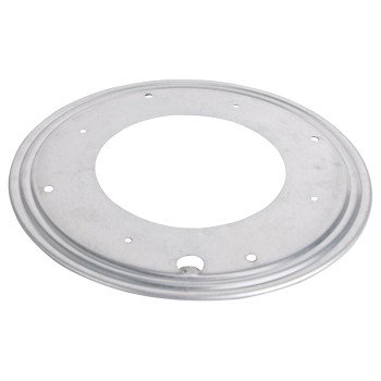 ProSource JC-L03-PS Lazy Susan Turntable Ball Bearing, 1000 lb, 12 in Dia, Steel Shelf, Silver, Zinc