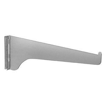 Knape & Vogt 180 180 ANO 18 Shelf Bracket, 320 lb, 18 in L, Steel, Anochrome