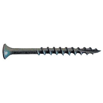 Camo 0341154 Deck Screw, #9 Thread, 2-1/2 in L, Bugle Head, Star Drive, Type 17 Slash Point, Carbon Steel, 350/PK