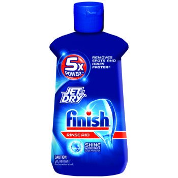 Finish Jet-Dry 75713 Rinse Agent, 8.45 oz, Liquid, Perfumed, Blue/Green