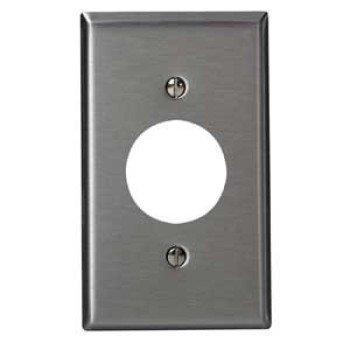 84004-40  S.STEEL WALLPLATE 1-