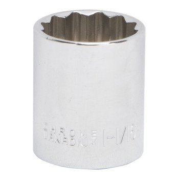 SOCKET 1-1/16IN 1/2DRIVE 12PT 