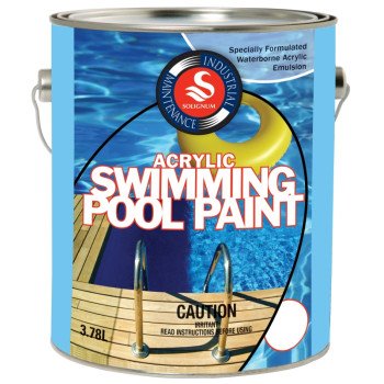 Peinture UCP E9643-4-BR Swimming Pool Paint, Sky Blue, 3.78 L