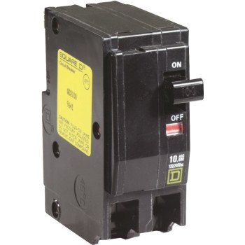 Square D QO QO2100CP Circuit Breaker, Mini, 100 A, 2 -Pole, 120/240 VAC, 48 VDC, Plug Mounting, Black