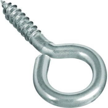 National Hardware 2016BC Series N220-459 Screw Eye, #2, 1.12 in L Thread, 2.62 in OAL, Stainless Steel