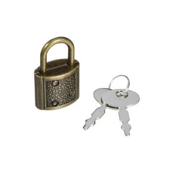 N213-520 PADLOCK ANT BRS      