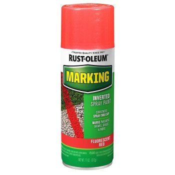 PAINT SPRAY MRK FLUOR RED 11OZ