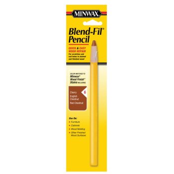 Minwax Blend-Fil 110066666 Wood Filler Pencil, Solid, Cherry/English Chestnut, #6