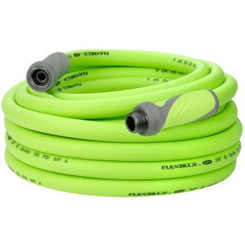 Flexzilla SwivelGrip HFZG550YWS-N Garden Hose, 5/8 in, 50 ft L, GHT, Polymer, Green