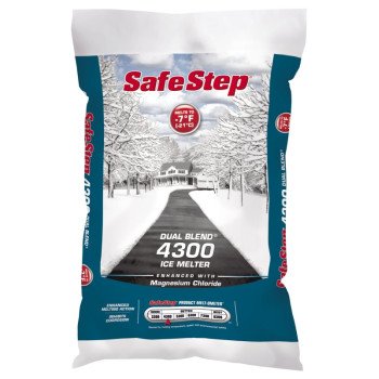 Safe Step Dual Blend 51051 Ice Melter, Crystalline Solid, White, 50 lb Bag