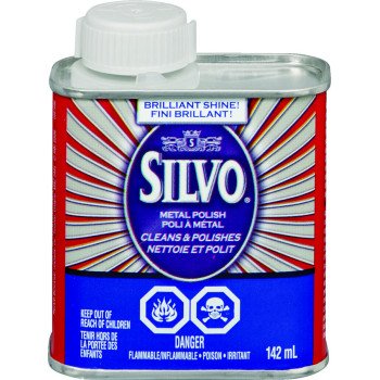 Silvo 00050-KZB Metal Polish, 142 mL Bottle, Liquid, Ammonia, Beige