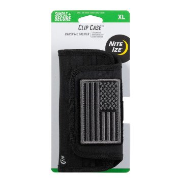 Nite Ize Clip Case CCSXLUS-01-R3 Universal Phone Holster, XL, USA Patch