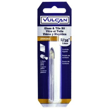 Vulcan 263441OR Jobber Length Drill Bit, 5/16 in Dia, Flat Shank