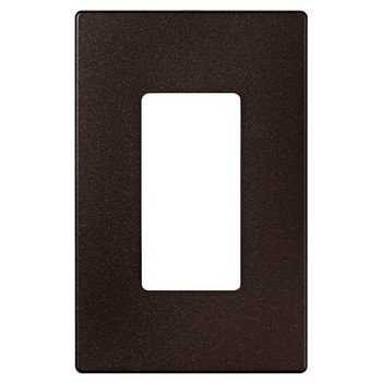 Eaton Cooper Wiring PJS PJS26RB-SP-L Wallplate, 4-7/8 in L, 3-1/8 in W, 1 -Gang, Polycarbonate, Oil-Rubbed Bronze