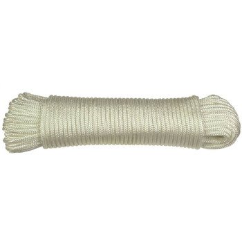 Ben-Mor 60013 Rope, 3/16 in, 100 ft L, Polyester, White