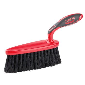 Libman 526 Work Bench Dust Brush, 2 in L Trim, PET, 7 in W Brush, 14-1/4 in OAL, Red