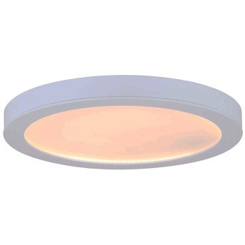 Canarm LED-SM11DL-WT-C Disk Light, 120 V, 22 W, LED Lamp, 1540, 3000 K Color Temp, White Fixture