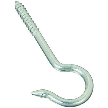 National Hardware 2040BC N220-509 Ceiling Hook, 60 lb Working Load, #3, Steel, Zinc