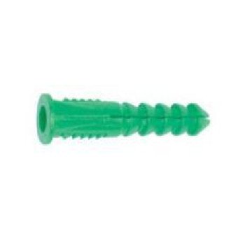 Cobra Anchors 200K Screw Anchor Kit, 7/8 in L, Plastic, 175 lb