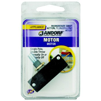 Jandorf 61031 Switch, 21 A, 125/250 V, SPST, Tab Terminal