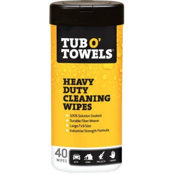 TUB O'TOWELS CLEAN WIPES 40CT