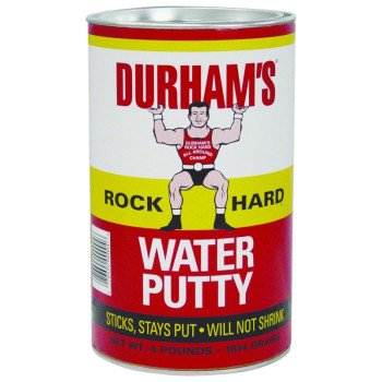 Durham's 4 Water Putty, Natural Cream, 4 lb, Can