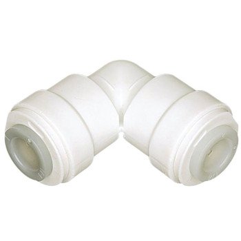 Watts PL-3002 Tube Elbow, 1/4 in, 90 deg Angle, Plastic, 150 psi Pressure