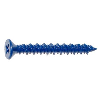 Midwest Fastener 09274 Masonry Screw, 3/16 in Dia, 1-3/4 in L, Steel, 100/PK