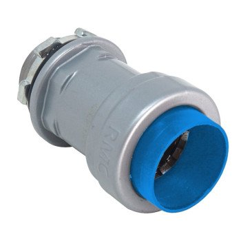 Southwire SIMPush 65078101 Conduit Box Connector, 1 in Push-In, 1.79 in OD, Metal