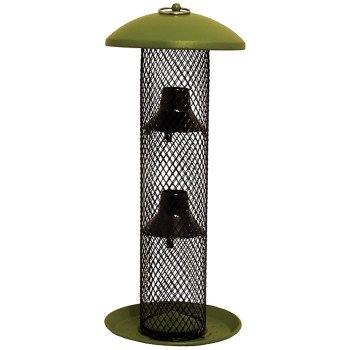 Perky-Pet NO/NO GSS00347 Wild Bird Feeder, 16-1/2 in H, 1.5 lb, Metal, Green, Powder-Coated, Hanging Mounting