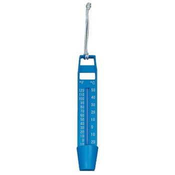 Jed Pool Tools 20-208 Pool Thermometer with Water Pocket, -10 to 120 deg F