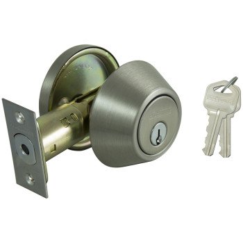 ProSource DBP1V-PS Keypad Lever Set, 3 Grade, Satin Nickel, 2-3/8 to 2-3/4 in Backset, KW1 Keyway