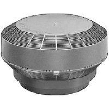 CANPLAS 6001G Roof Turbine Vent, Polypropylene, Gray