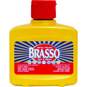 Brasso 00049-ALD Metal Polish, 142 mL Bottle, Liquid, Ammonia, Light Tan