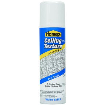 Homax 4070-06 Ceiling Texture, Liquid, Solvent, White, 16 oz Can