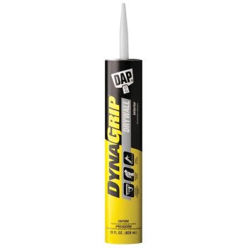 DAP DYNAGRIP 27518 Drywall Construction Adhesive, Off-White, 28 oz Cartridge