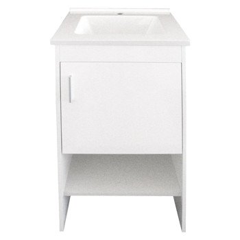 V1917W VANITY 1DOOR WHT 1-HOLE